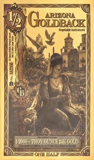 1/2 Arizona Goldback